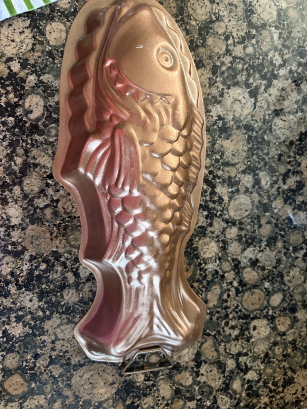 Vintage’s copper Fish Shaped mold